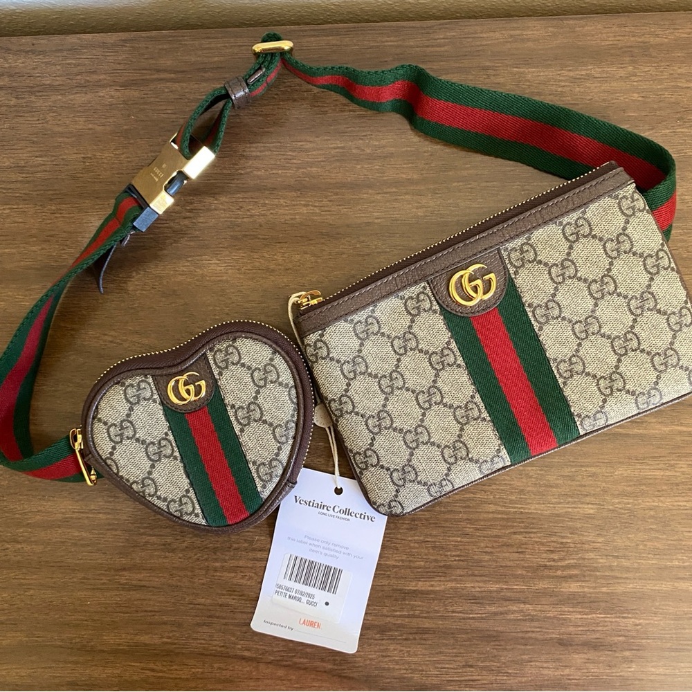 Gucci Ophidia Heart Utility Hip Bag
